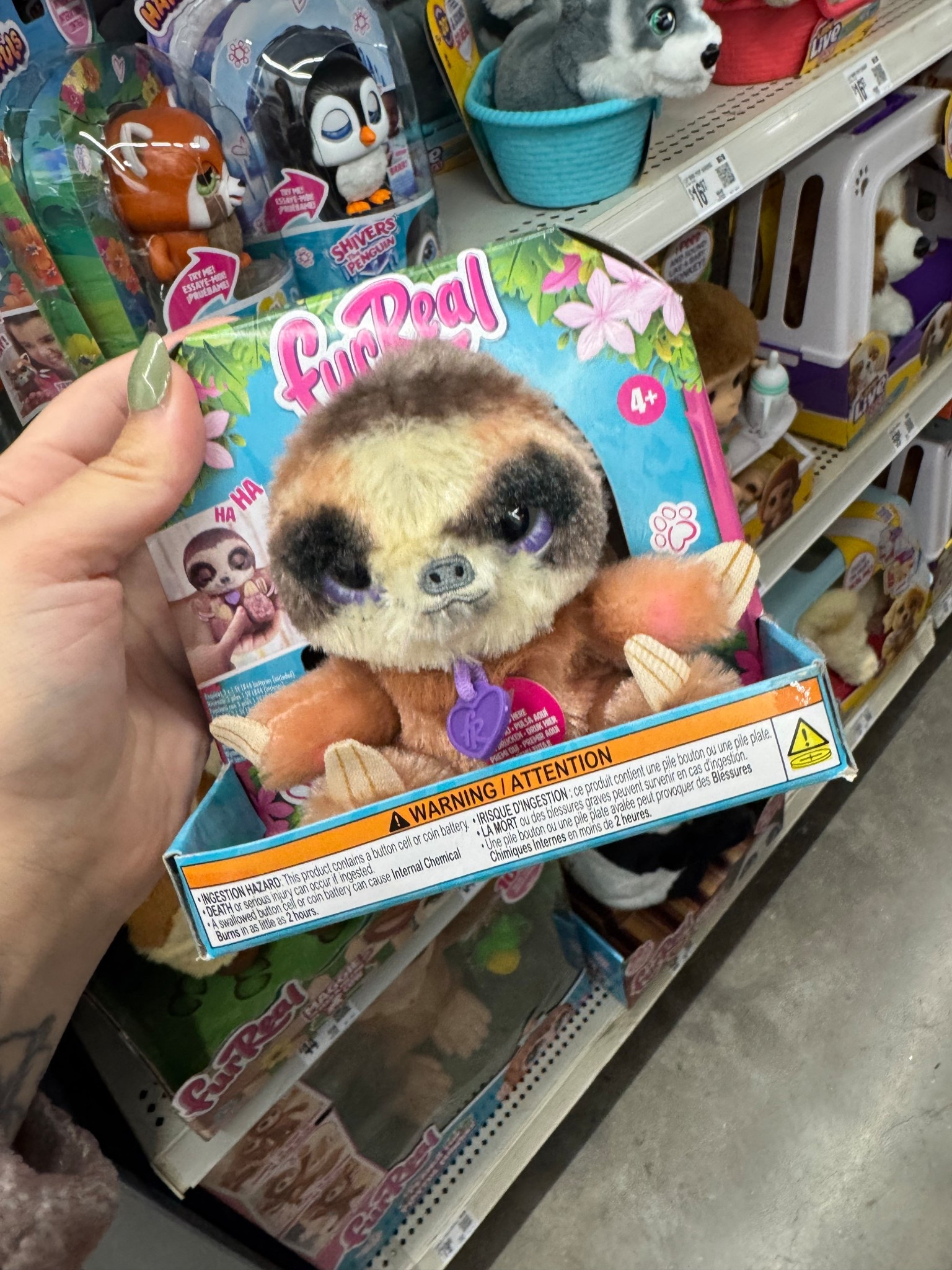 How stinkin’ CUTE is this furReal My Minis Little Hugs Sloth?! 🦥💖

Those big eyes, the tiny size, I’m obsessed!

Perfect for little hands, stocking stuffers, or just because 🥹✨





#LTKmomlife #LTKGiftGuide #LTKKids