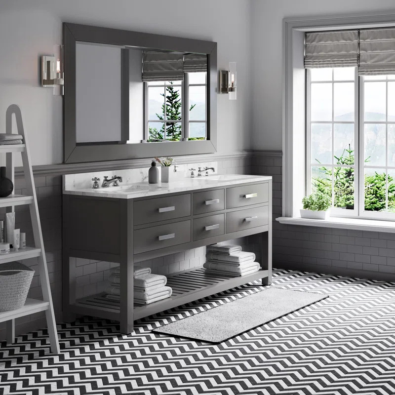 Timaios 72'' Double Bathroom Vanity | Wayfair North America