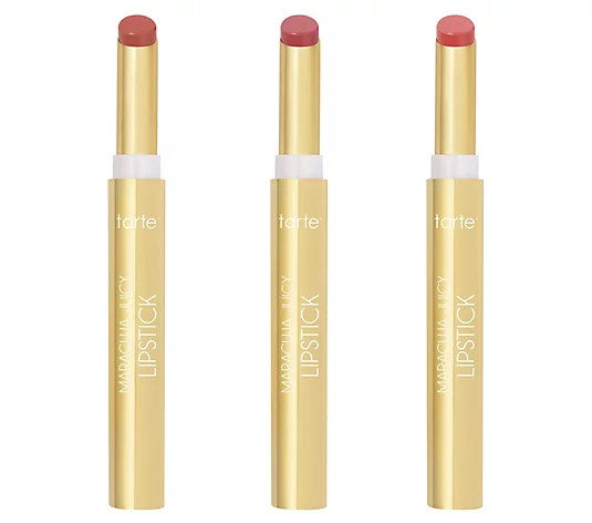 tarte Maracuja Juicy Lipstick Trio - QVC.com | QVC