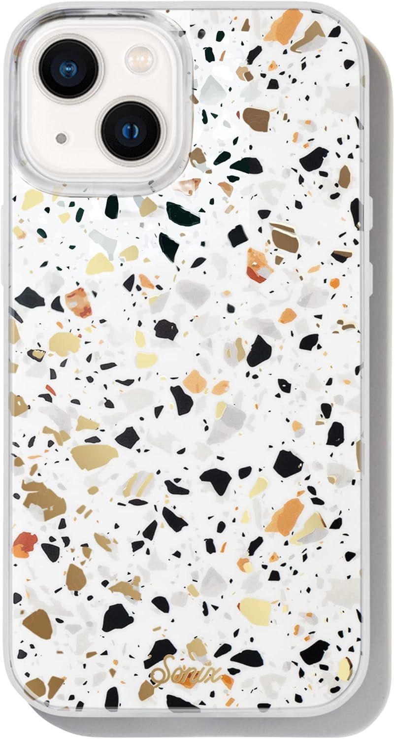 Sonix Phone Case for iPhone 13 | 10ft Drop Tested | White Terazzo Print | Confetti | Amazon (US)