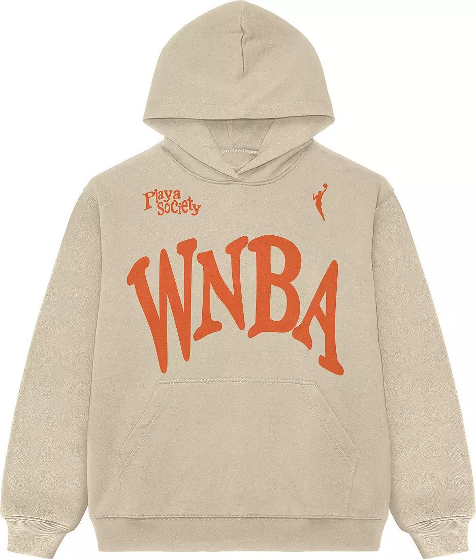 PLAYA SOCIETY Adult WNBA Off White Logo Hoodie | DICK'S Sporting Goods