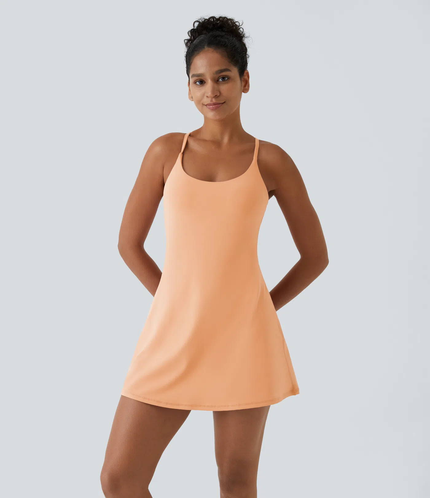 Women’s SoftlyZero™ Plush Backless Active Dress-Easy Peezy Edition - Halara | HALARA