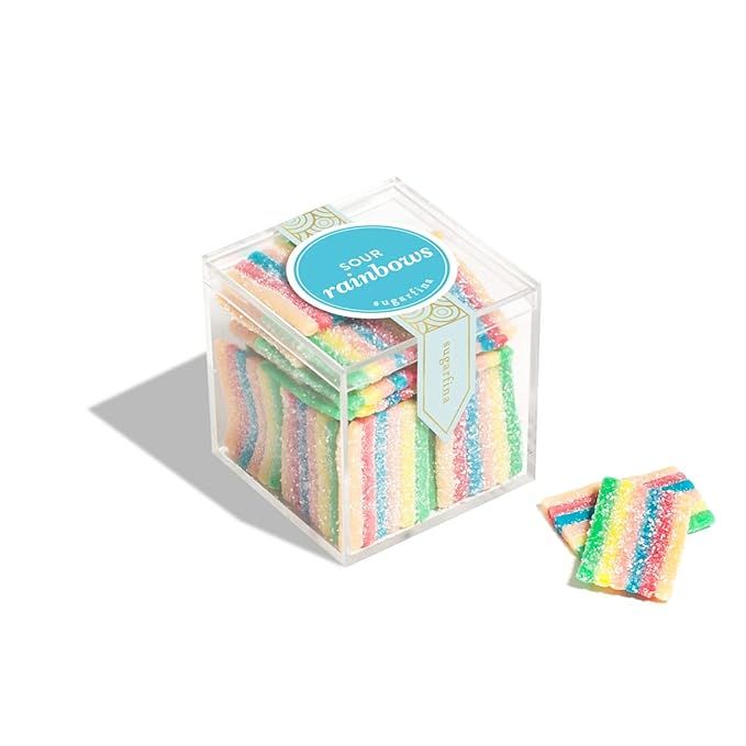 Sugarfina Sour Rainbows Small Candy Cube, Gummies, 3.2oz, 1 Count | Amazon (US)