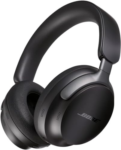 Bose QuietComfort Ultra Bluetooth Wireless Noise Cancelling Headphones for music with Spatial Audio, Over-the-Ear Headphones with Mic, Up to 24 Hours of Battery Life, Black | Amazon (UK)
