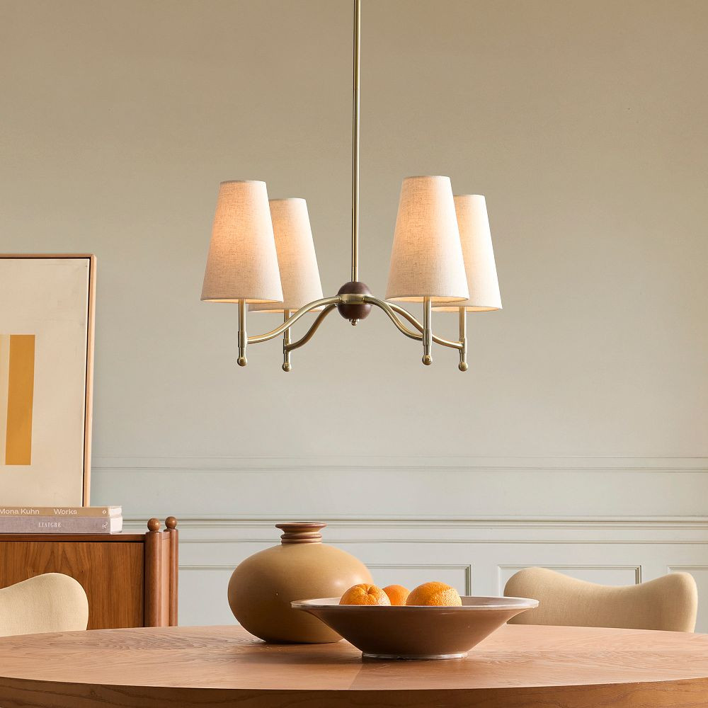 Pierce & Ward 4-Light Chandelier (22") | West Elm (US)