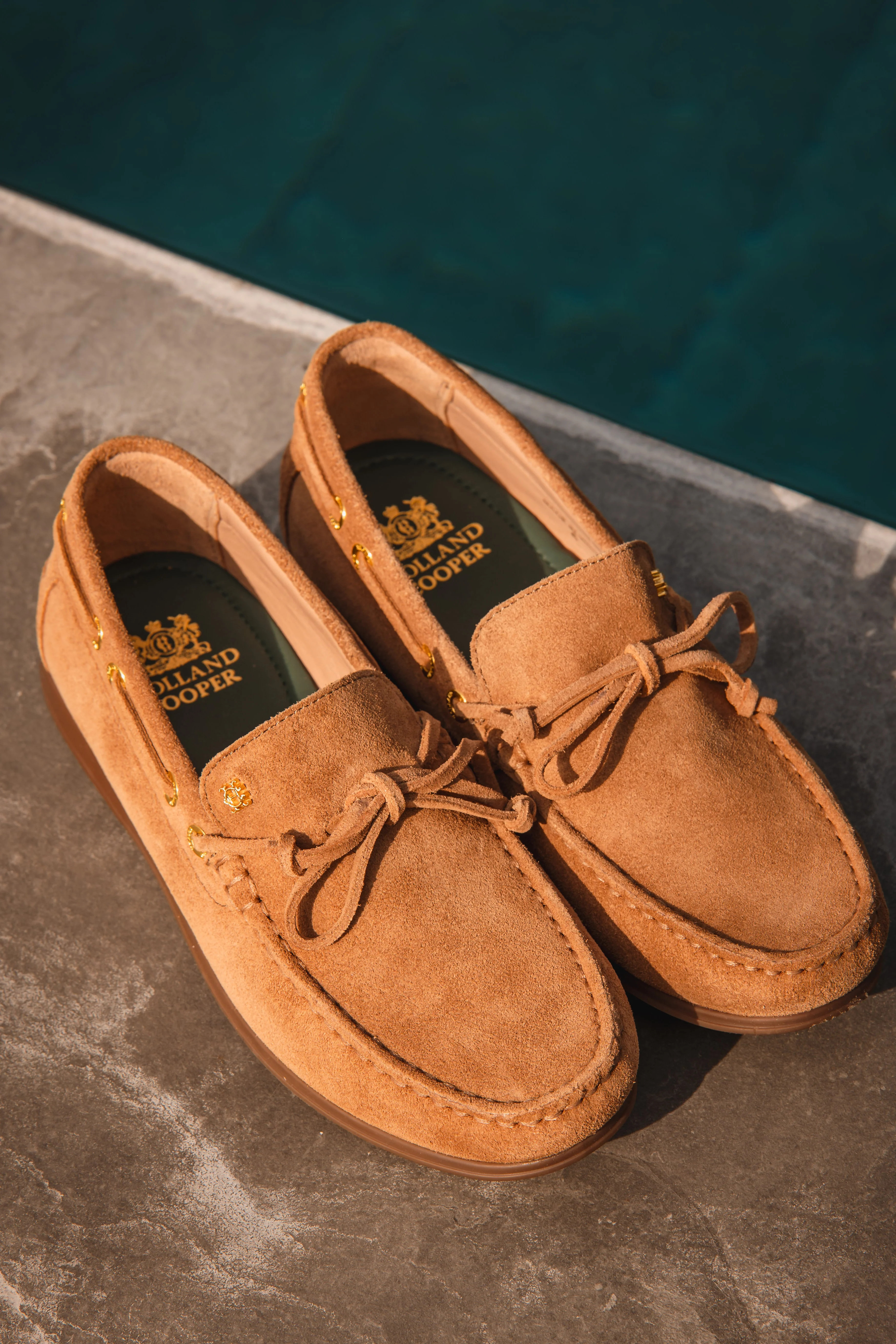 Deck Shoe (Tan Suede) | Holland Cooper