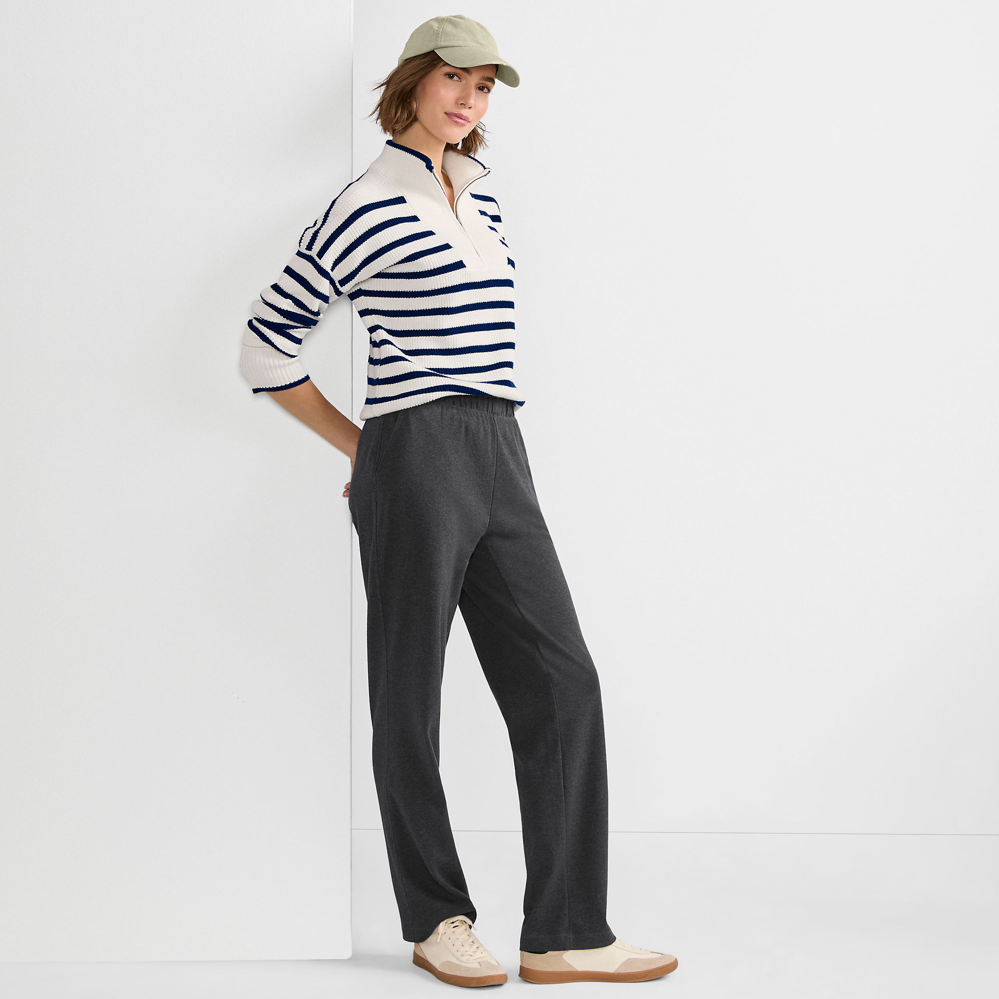 Women's Sport Knit High Rise Pants | Lands' End (US)