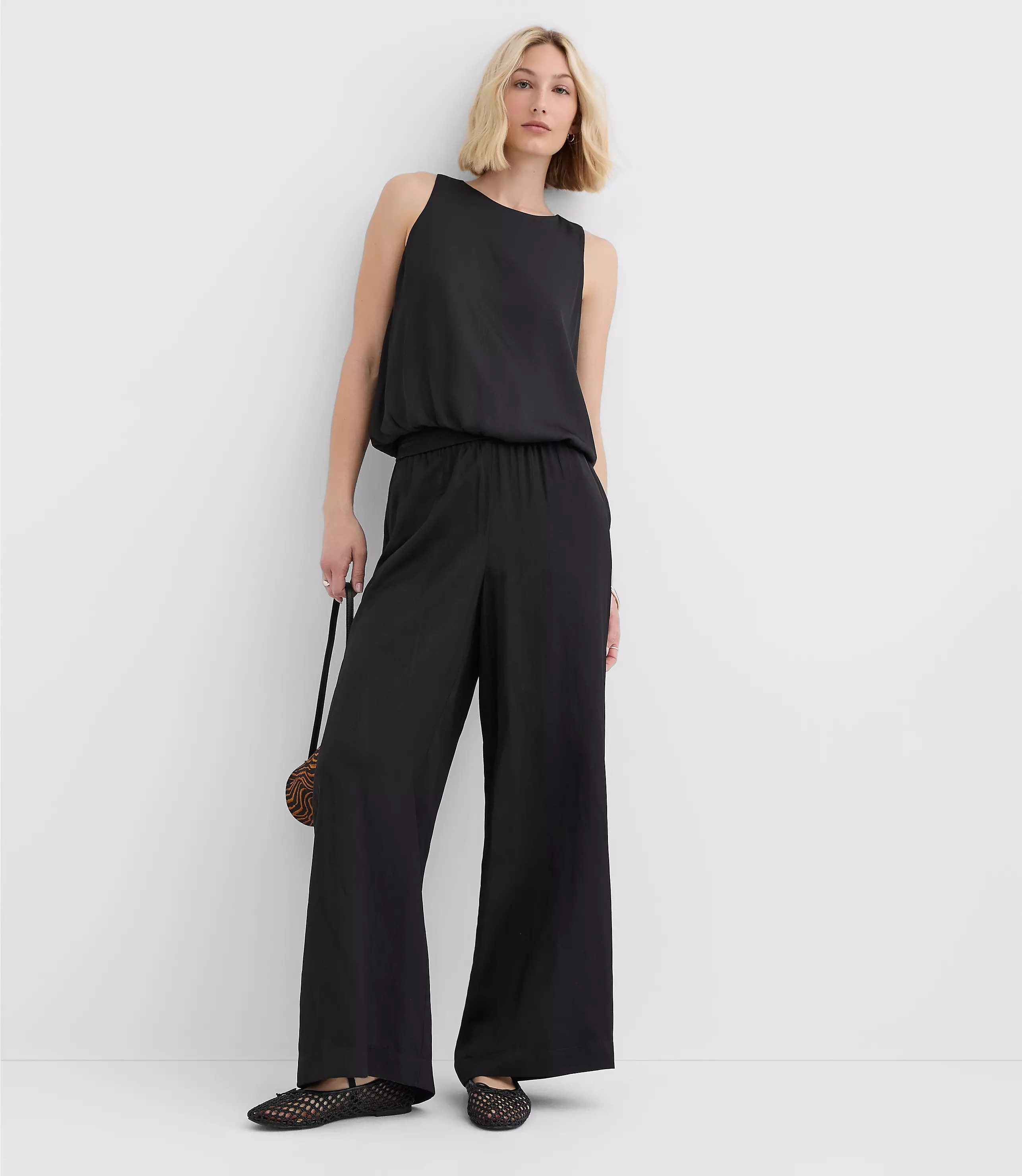 Pull On Wide Leg Pants | LOFT