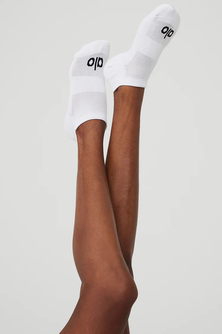Women's Everyday Sock - White/Black | Alo Yoga (US)