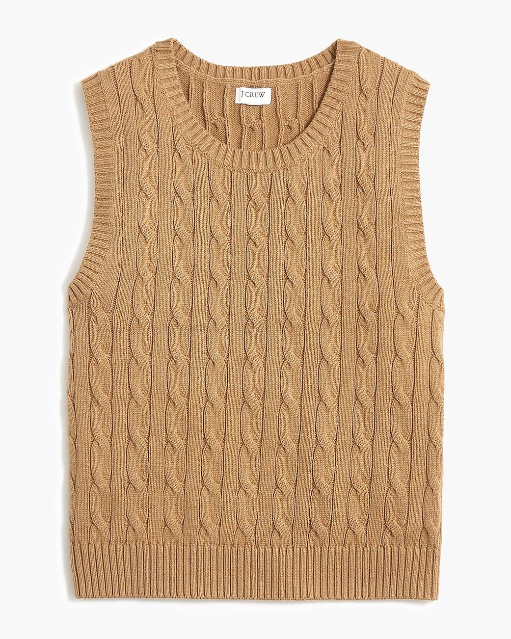 Cable-knit sweater-vest | J.Crew Factory