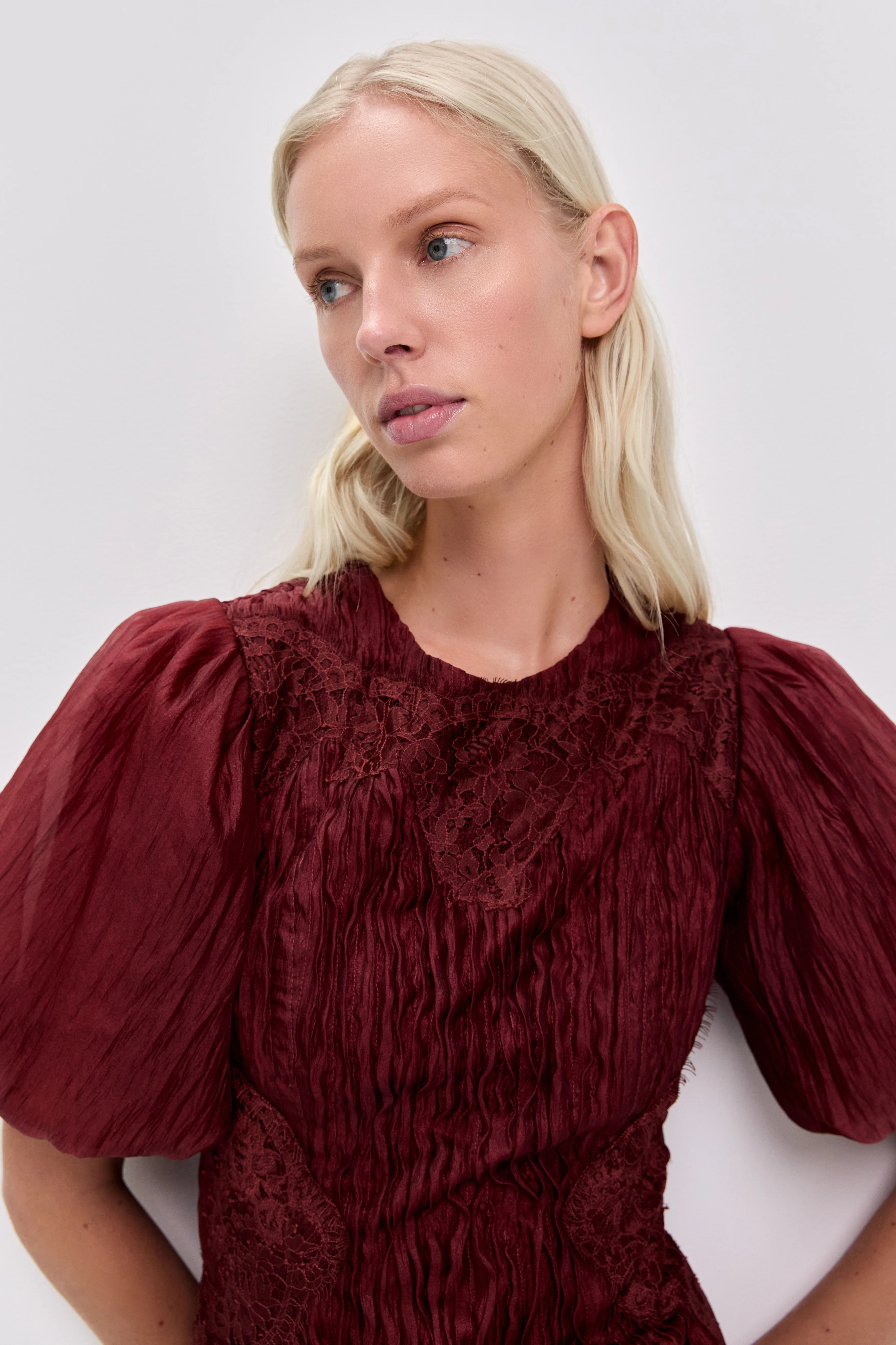 Ophelia Lace Midi Dress | aje. (US, UK, Europe, ROW)