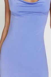 Darcy Cowl Maxi Dress With Low Back - Lavender | MESHKI US