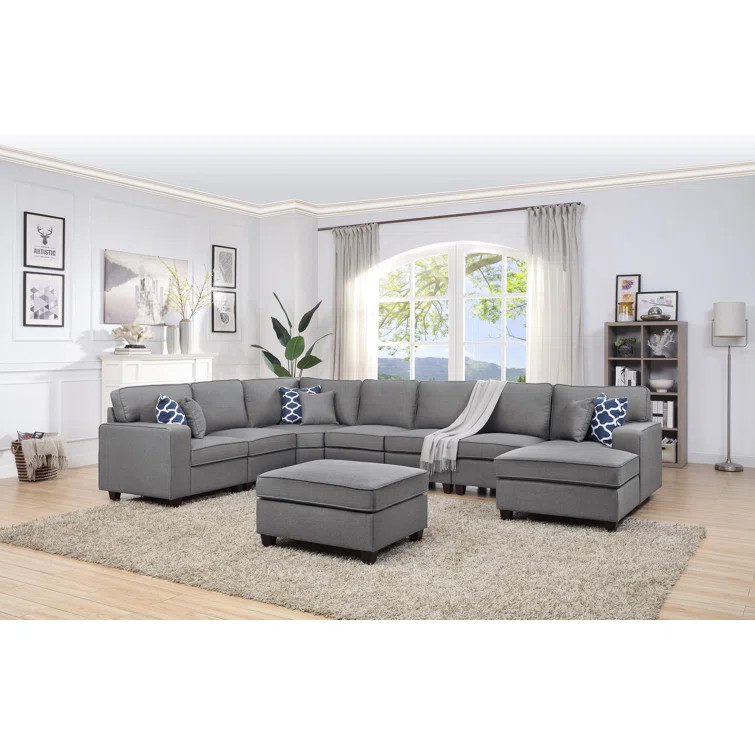 Marsala 149.5" Wide Right Hand Facing Corner Sectional with Ottoman | Wayfair North America