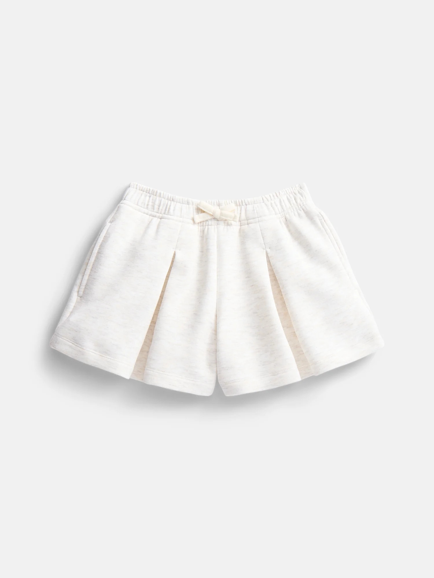 Wonder Nation Toddler Girls Athletic Pleated Shorts with Bow, Sizes 12M-5T | Walmart (US)