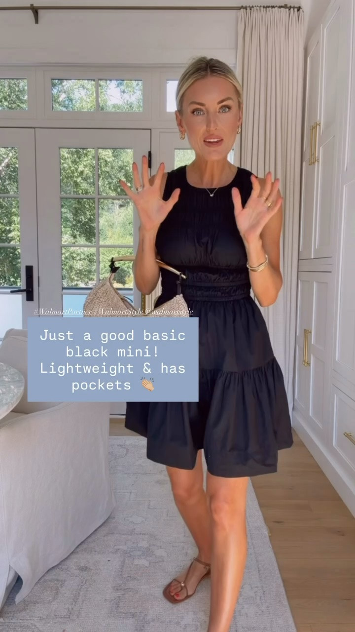 This is such a great classic black dress to have in your closet! His would be great to going into the fall when it’s still warm! Wearing XS! #WalmartPartner #WalmartStyle @WalmartStyle

Loverly Grey, summer dress, Walmart, black dress

#LTKSeasonal