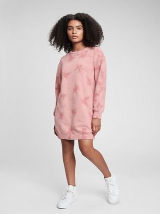 Teen Tie-Dye Oversized Sweatshirt Dress | Gap (US)