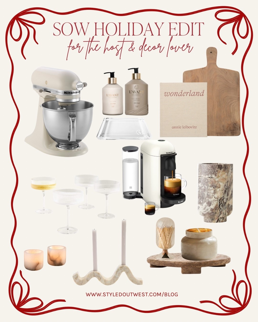 For the person who loves hosting — or simply loves a beautifully styled home — this gift guide has everything from aesthetic glassware, countertop-worthy soap and accessories, cookbook-level kitchen tools, cozy textiles, and décor that feels elevated and timeless. These gifts are useful and beautiful — perfect for new homeowners, dinner party lovers, or anyone who takes pride in the details.



#LTKGiftGuide #LTKHoliday #LTKHome