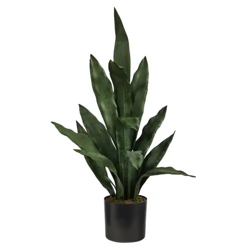 NEARLY NATURAL 2-ft Artificial Sansevieria Snake Plant in Green at Nordstrom | Nordstrom