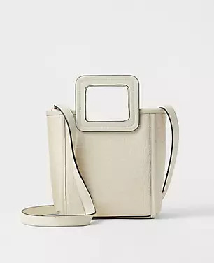 Embossed Handle Crossbody Bag | Ann Taylor