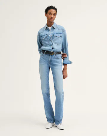 The Straight Jean in Super Stretch Denim | Madewell