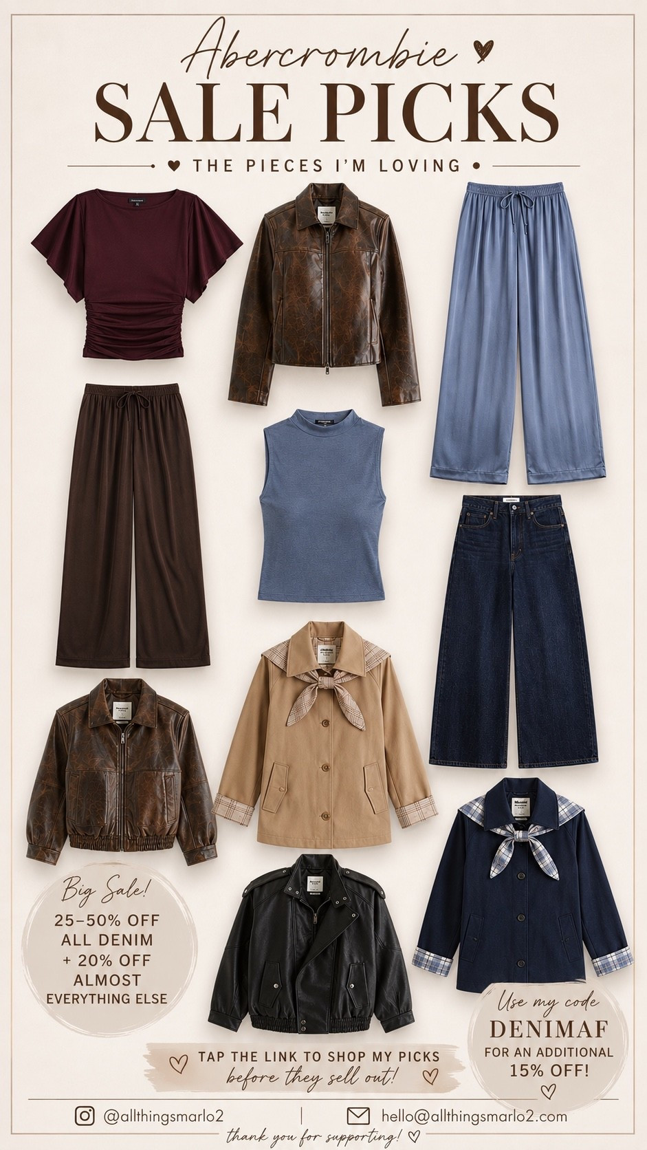 The pieces I am currently loving and some are in my cart ! @abercrombie .

#LTKOver40 #LTKSaleAlert #LTKPetite