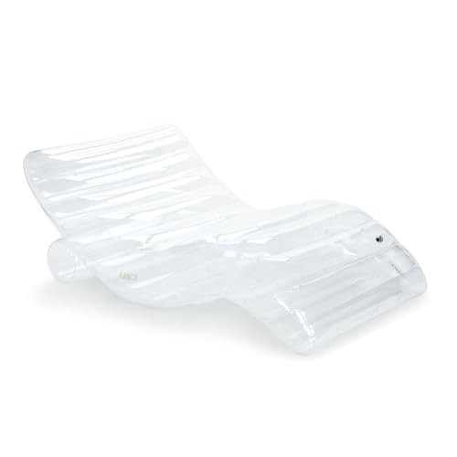 FUNBOY Giant Super Clear Chaise Lounger Pool Float, 1-2 Person Size | Amazon (US)