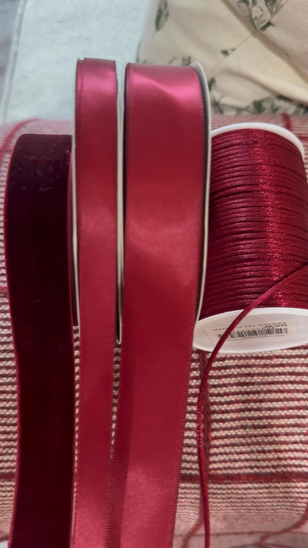 The perfect deep red ribbons and nylon satin cord for DIYs

Holiday decor, Christmas decor, velvet ribbon, satin ribbon, Amazon home, Amazon find, red ribbon, satin cord, holiday DIYs

#LTKHoliday #LTKHome #LTKSeasonal