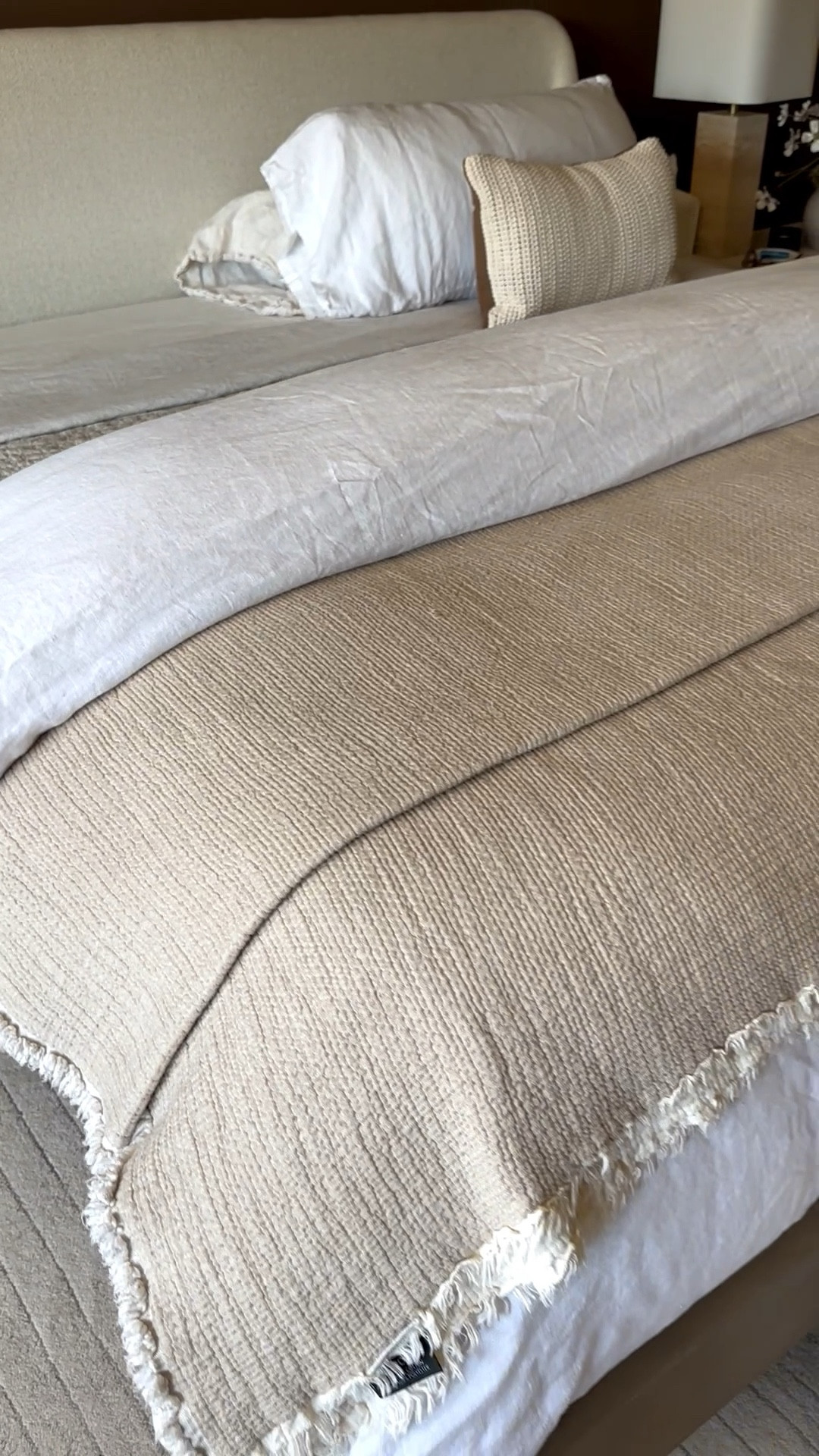 Linen sheets with a touch of pattern for a spring bedding refresh. @Quince 

#LTKSaleAlert #LTKHome #LTKdayinmylife