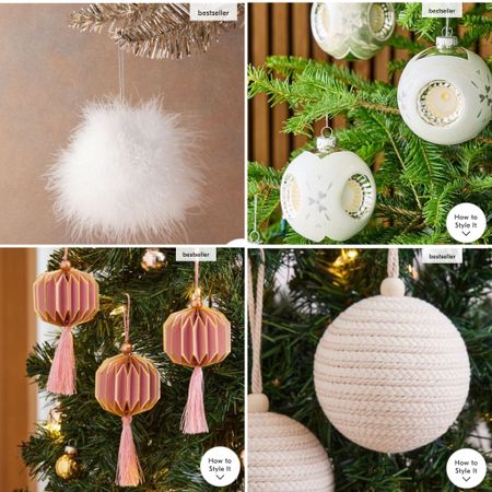 Christmas ornaments 
Christmas decor
Holiday decor 

#LTKhome #LTKHoliday