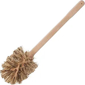 Redecker Union Fiber Toilet Brush with Untreated Beechwood Handle, Durable Natural Stiff Bristles... | Amazon (US)