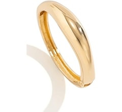 Chunky Gold Cuff Bracelet Arm Cuff Upper Gold Bangle Chunky Gold Bracelet Open Irregular Statemen... | Amazon (US)