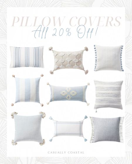 So many pretty Serena & Lily pillows to choose from, including some from my own home! Best time to scoop them is on sale, and right now they are all 20% off with code SPLASH!
-
 Serena & Lily pillows, sale, coastal pillows, beach house decor, guest bedroom, sofa pillows, couch pillows, beach house pillows, bed pillows, lumbar pillows, euro pillows, pillow covers, Luca pillow, Cayucos pillow cover, Topanga pillow cover, Leighton lumbar pillow, Pryce pillow cover, Isora pillow cover, beach stripe pillow cover, Heath pillow cover, Milos pillow cover, casually coastal, tassel pillows, pom pom pillows, beach house pillows, 20x20 pillows, lumbar pillows, living room decor, textured pillows, striped pillows, pillow styling       

#LTKsalealert #LTKhome #LTKFind