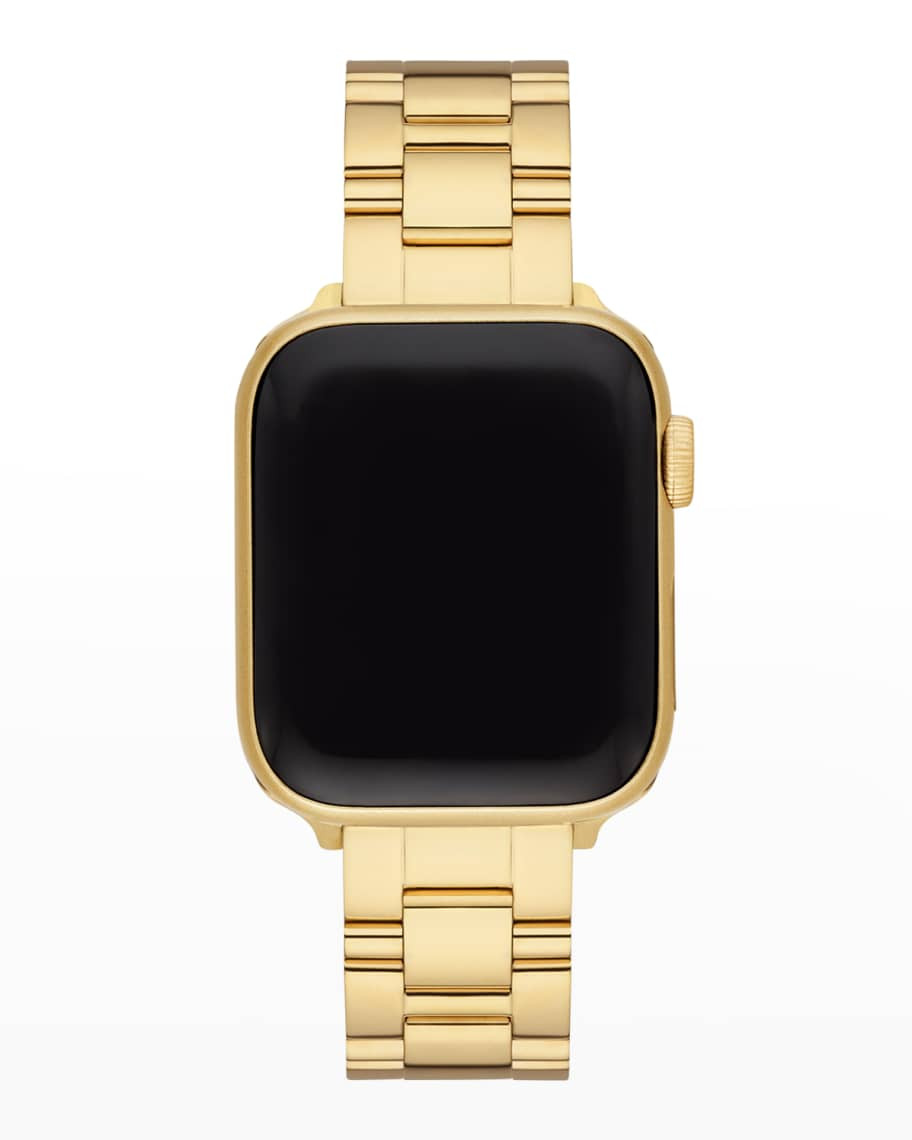MICHELE Apple Watch 3-Link Bracelet Strap in Gold-Tone | Neiman Marcus