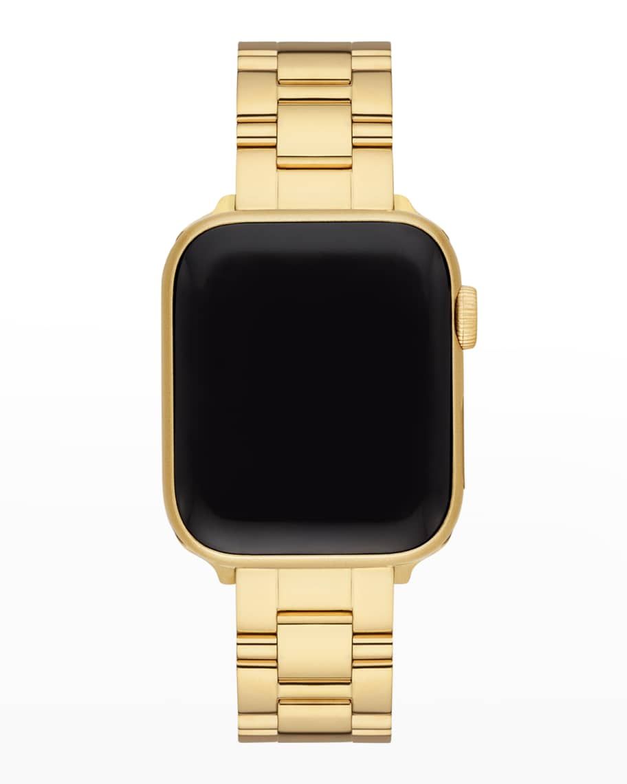 MICHELE Apple Watch 3-Link Bracelet Strap in Gold-Tone | Neiman Marcus