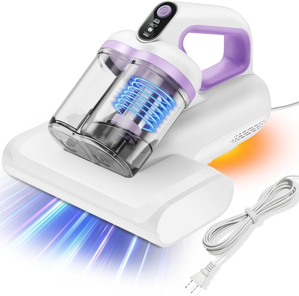 Mattress Vacuum Cleaner, UV Bed Vacuum Cleaner for Mattress with Ultrasonic & Heating Tech Deep C... | Amazon (US)