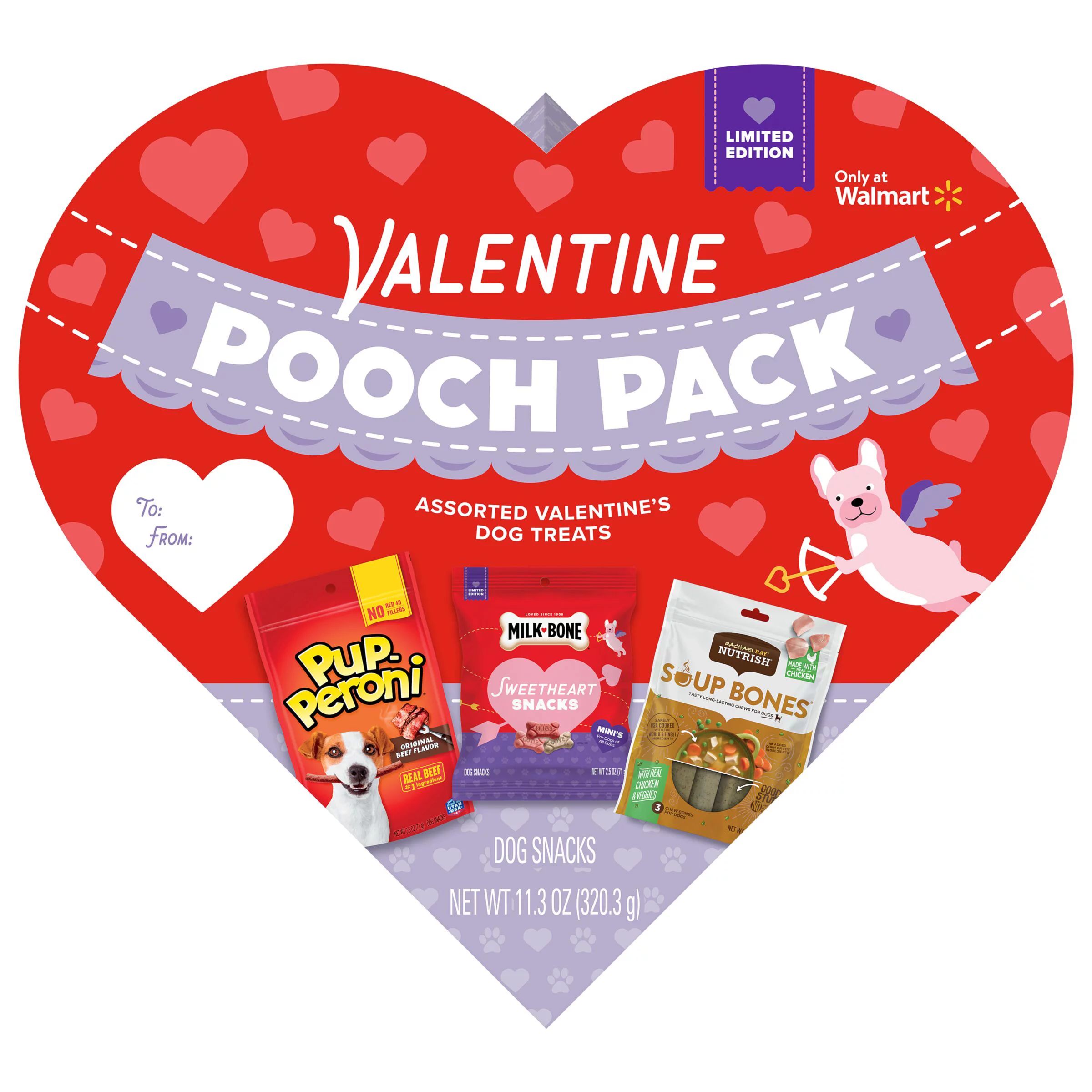 Milk-Bone, Pup-Peroni and Rachael Ray Nutrish Dog Treats, Valentine Pooch Pack, 11.3 oz. Box - Wa... | Walmart (US)