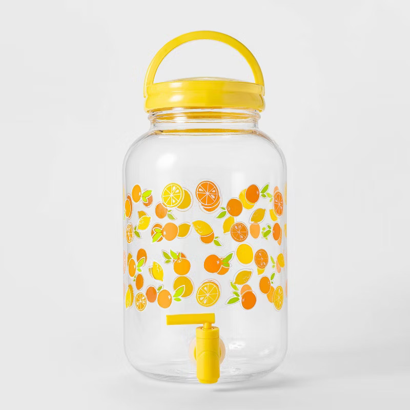 4.5qt Plastic Citrus Beverage Dispenser - Sun Squad™ | Target