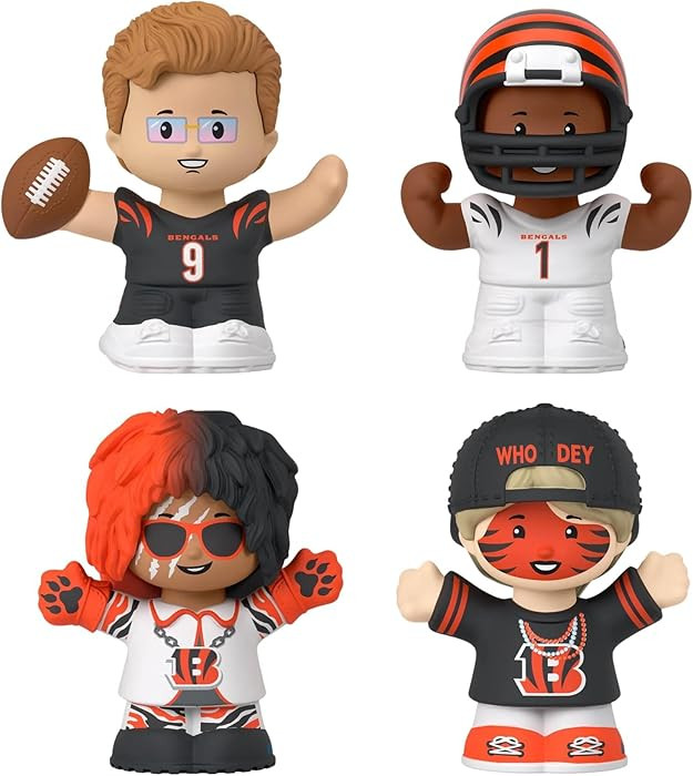 Little People Cincinnati Bengals NFL Collector Figure Set, OS | Amazon (US)