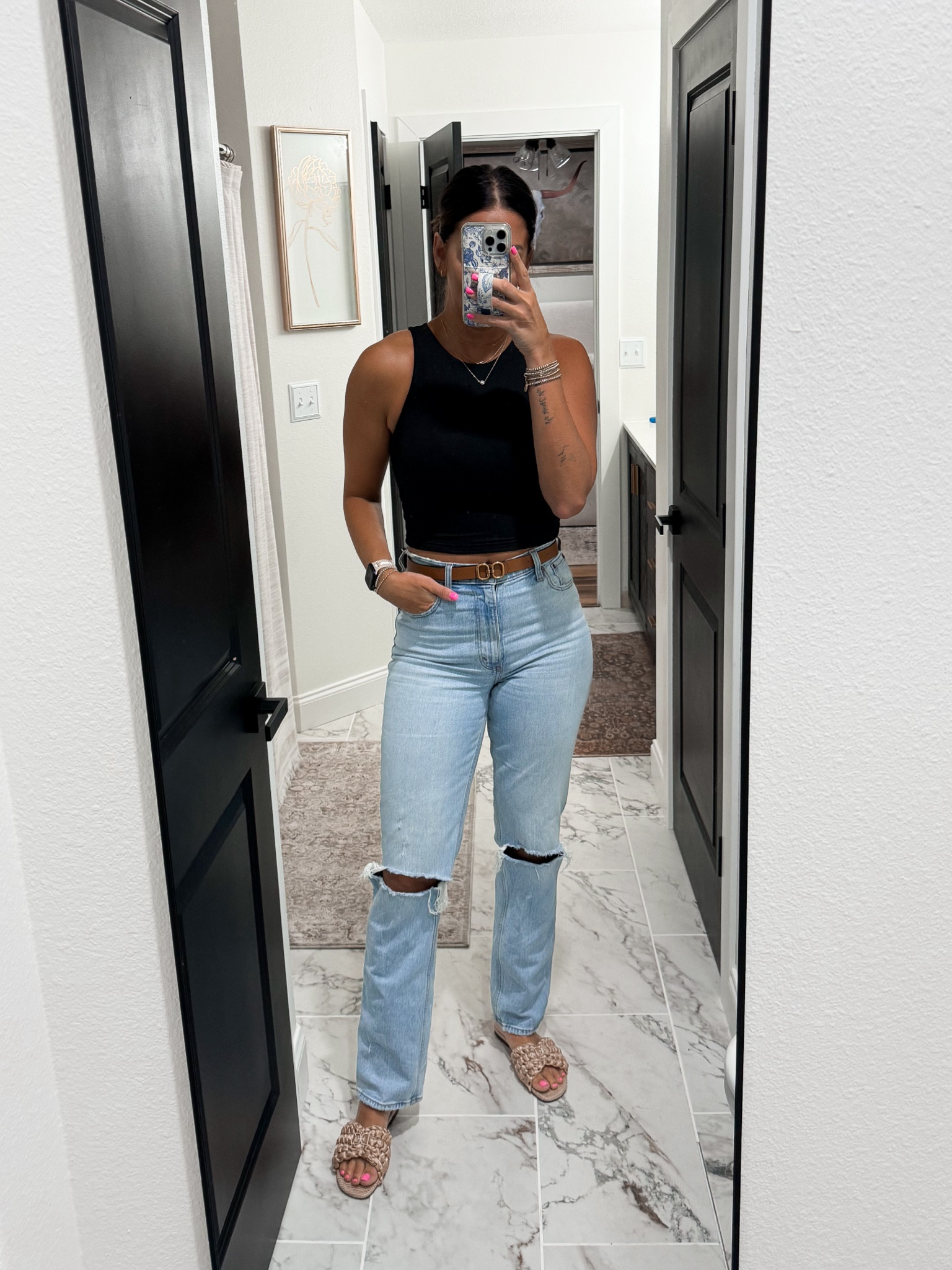 Top-medium
Jeans-27L
Sandals-tts 8

#LTKStyleTip #LTKSaleAlert #LTKShoeCrush