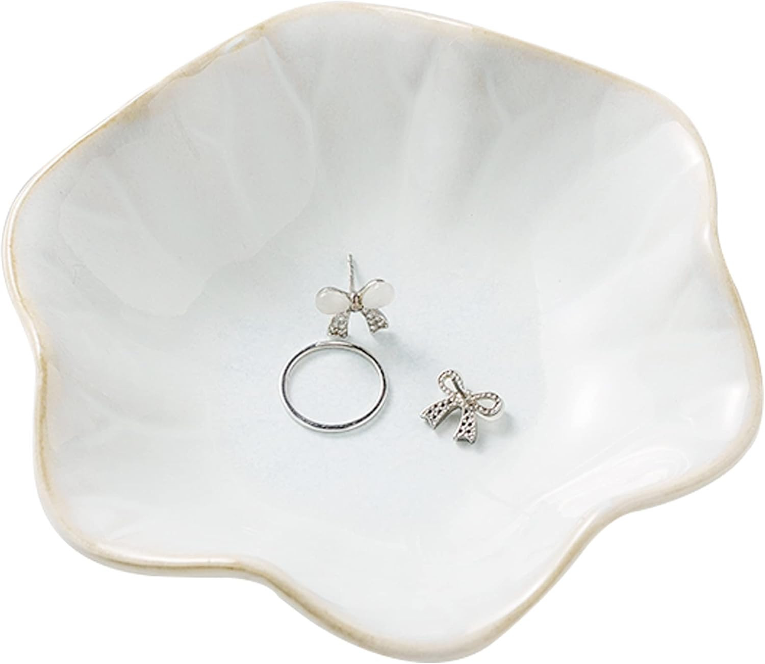 Ring Dish Tray, Jewelry Dish Holder, Key Bowl, Trinket Tray, Earring Holder, Decoration Plate for... | Amazon (US)