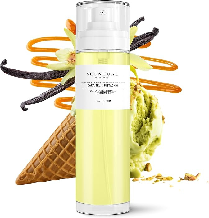 Caramel & Pistachio, Ultra-Concentrated Hair & Body Perfume Mist, Long Lasting Women's Fragrance,... | Amazon (US)