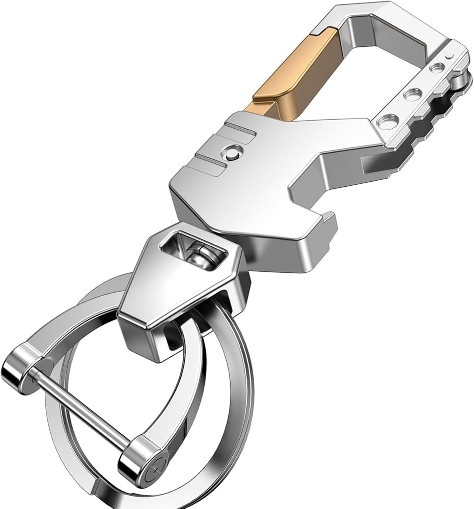 Heavy Duty Key Chain with (1 key ring and 1 D-ring),Bottle Opener,Carabiner Car Key Chains | Amazon (US)