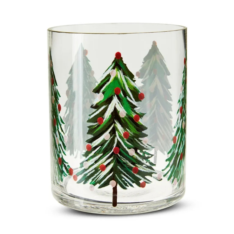 Jarrón de Cristal Transparente para Árbol, 5,9 Pulgadas, de Holiday Time | Walmart (US)