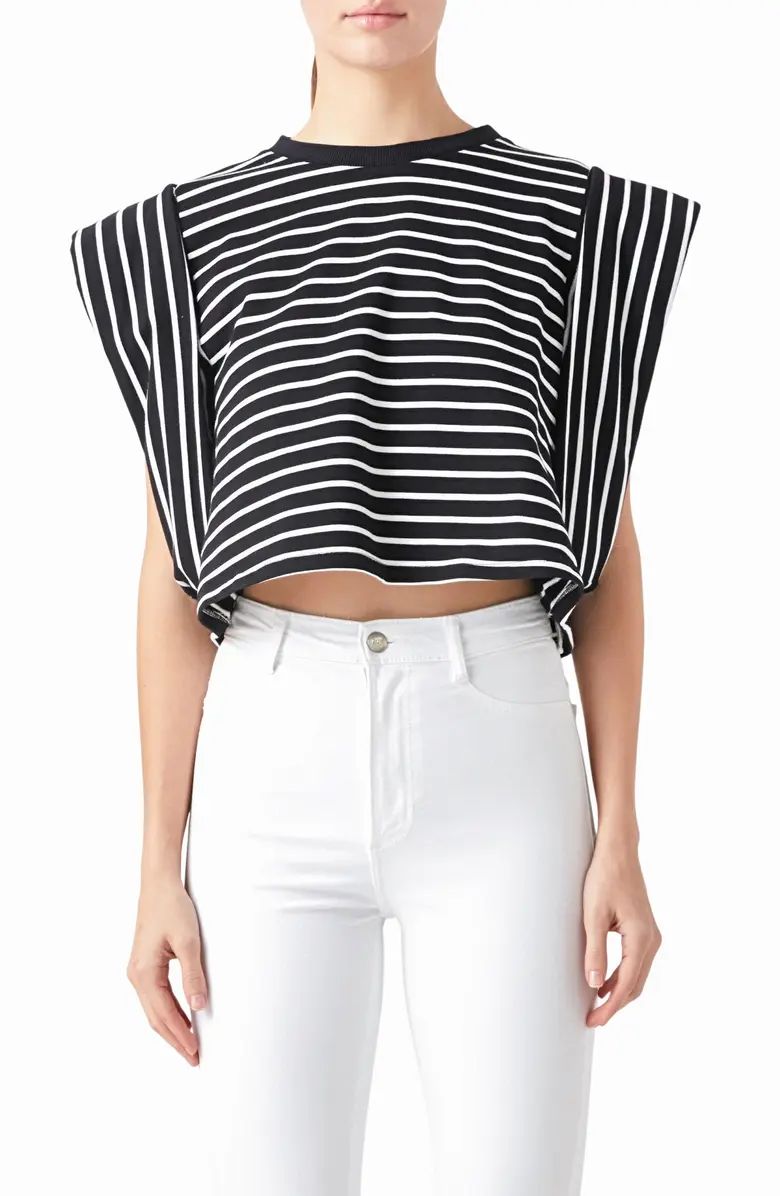 Stripe Crop T-Shirt | Nordstrom