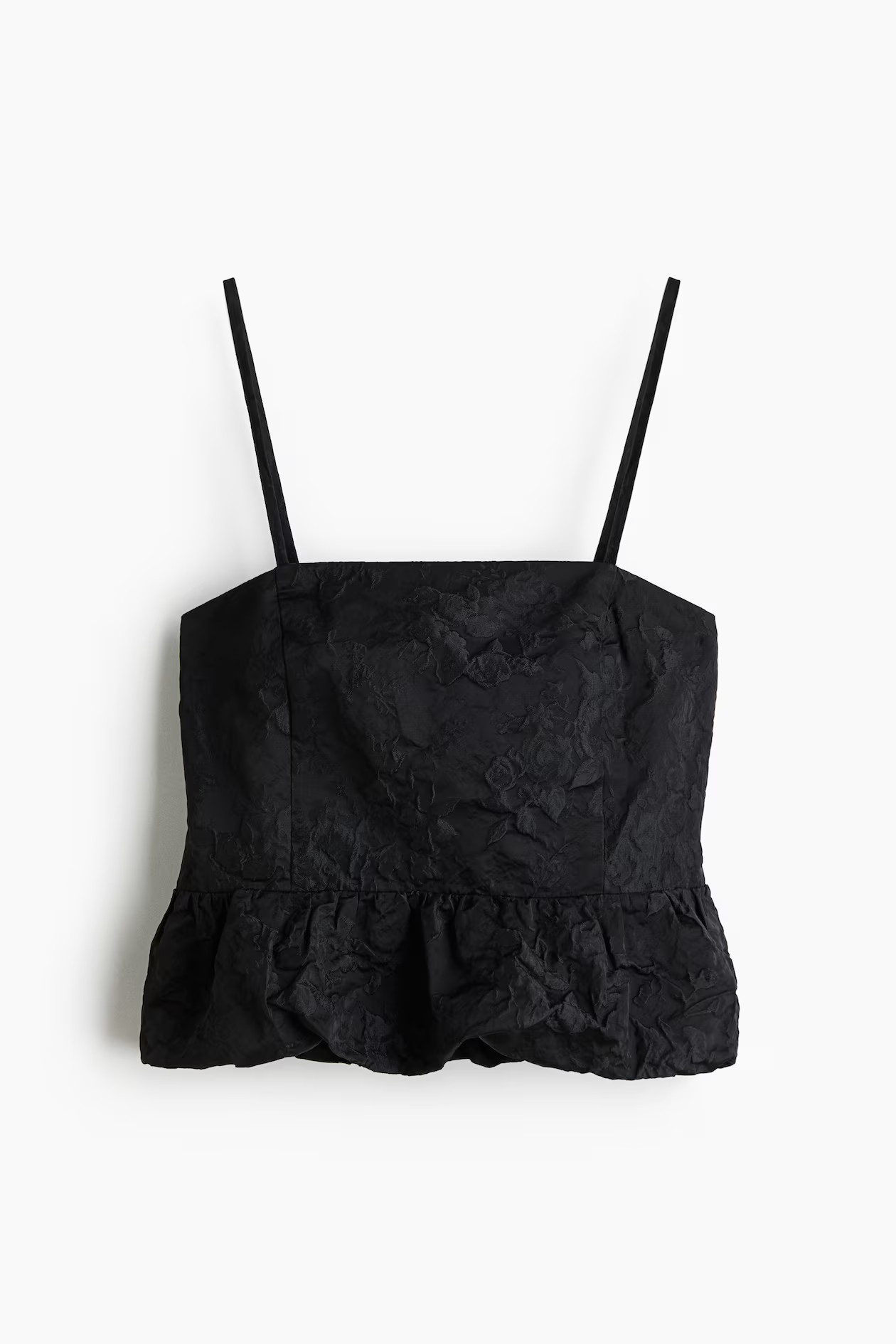 Bubble-Hem Strappy Top | H&M (US + CA)