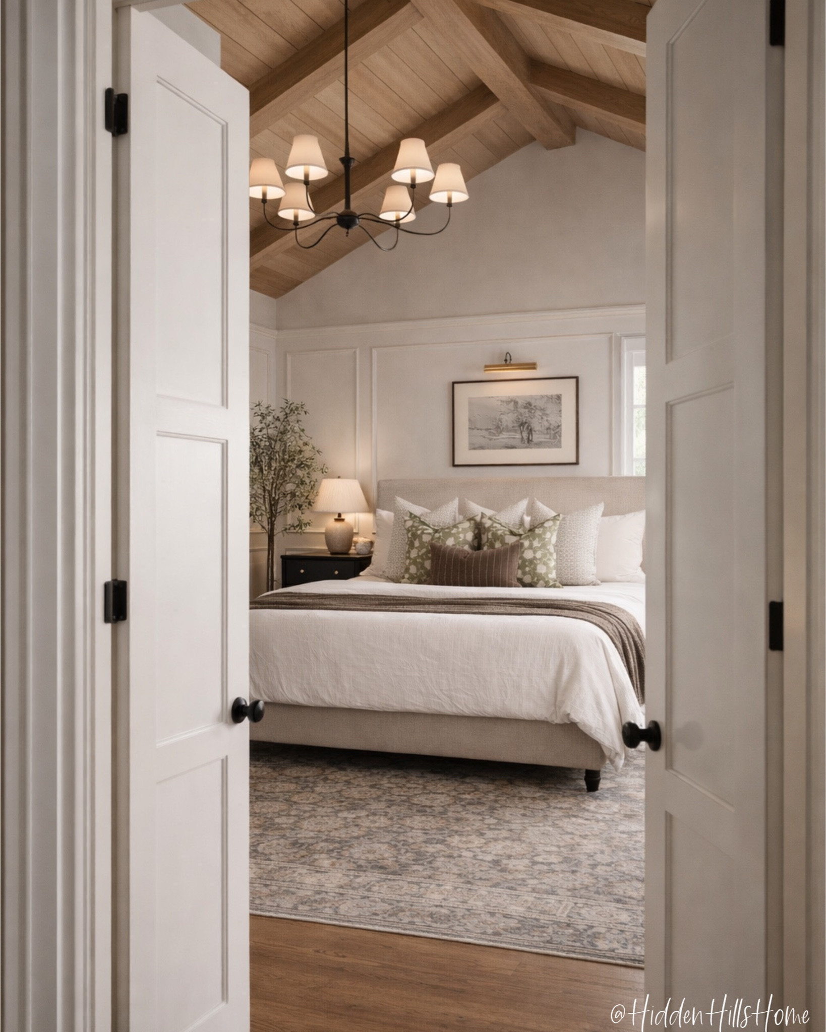Master bedroom design, bedroom decor ideas, bedding, bedroom mood boards, home decor, nightstands, bedroom rug #bedroom