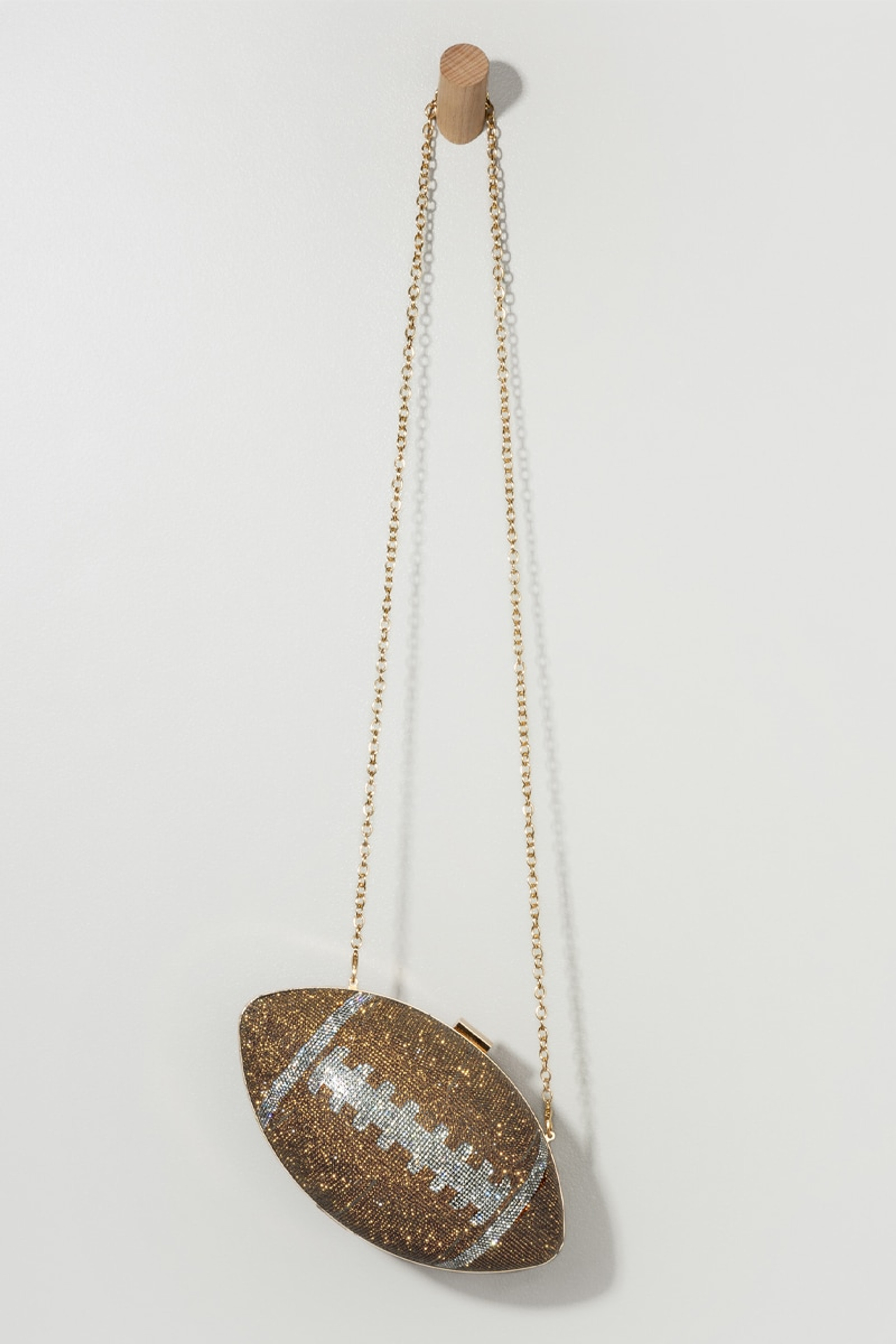 Alyson Embellished Football Handbag | Francesca's