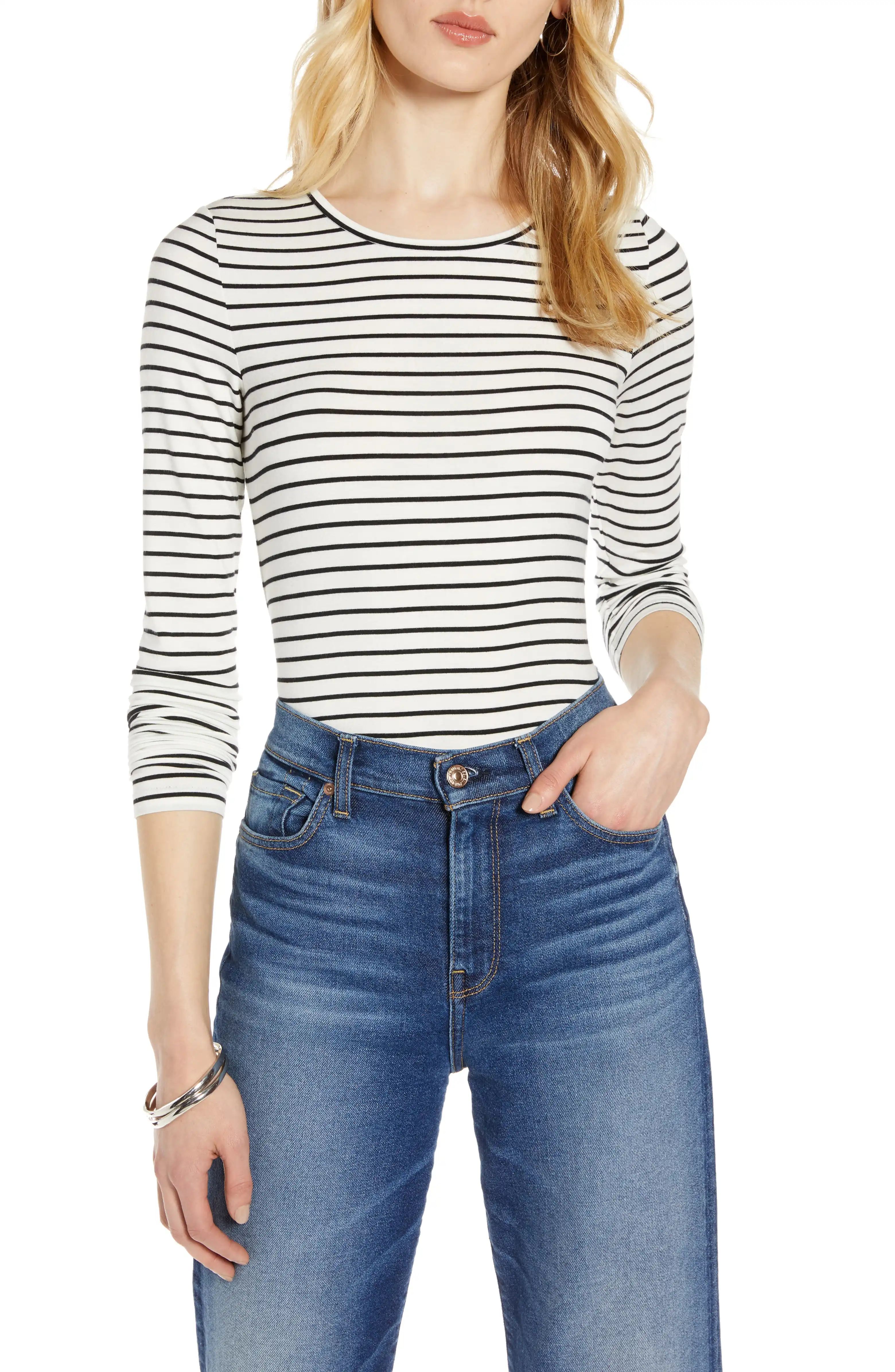 Long Sleeve Modal Blend Tee | Nordstrom