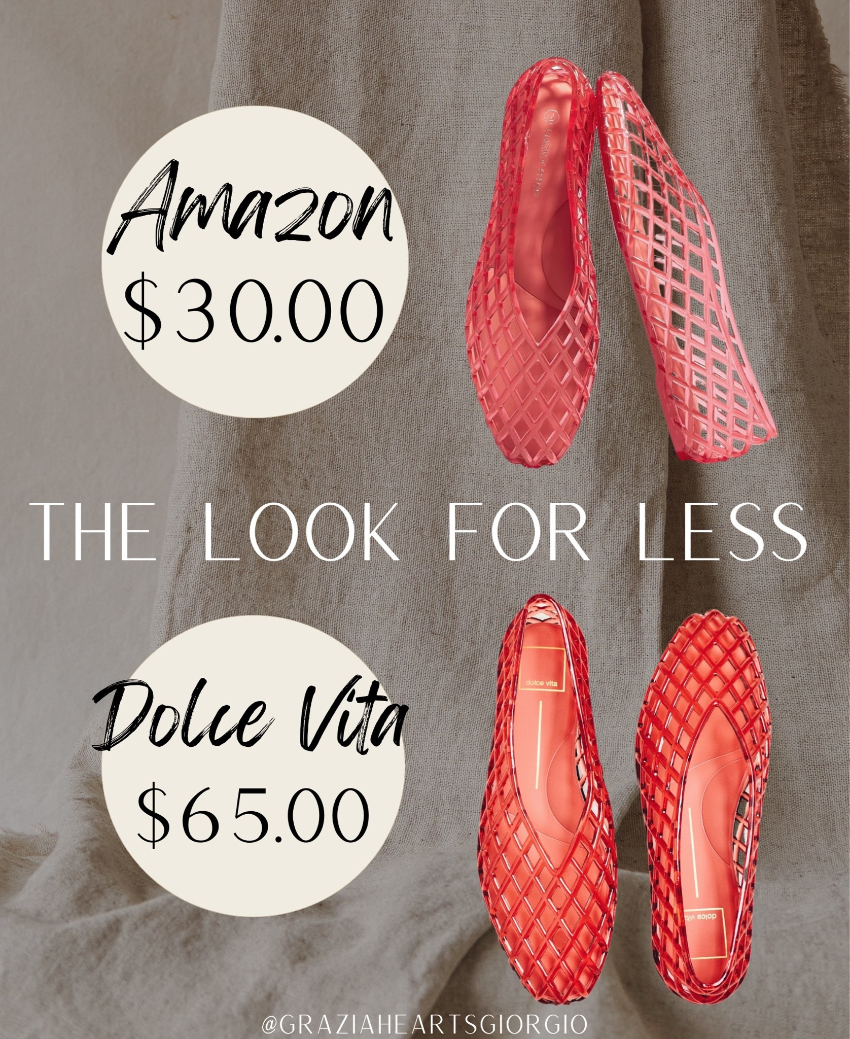 The Look for Less! 
.
.
#amazon #dolcevita