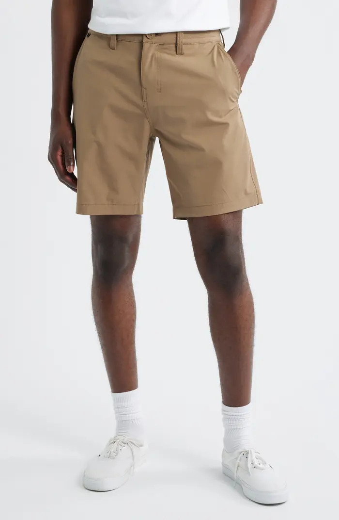 Hytide Flat Front Hybrid Performance Shorts | Nordstrom